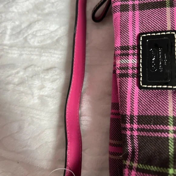 Coach Purse - Plaid Pink NWT - Picture 5 of 11